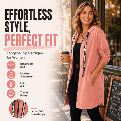 🔥✨ Women's Thickened Mid-Length Hooded Jacket