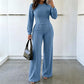 🎀 👖 Women's Casual 2-Piece Set - Soft stretch-knit comfort