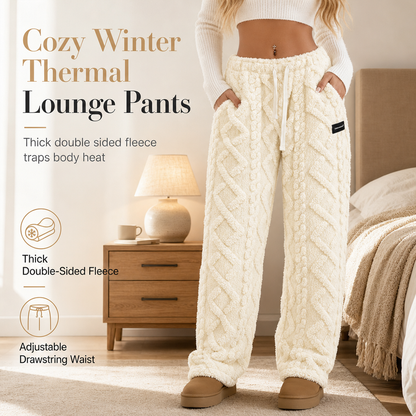 ✨👖Women's Casual Warm Flannel Lined Lounge Pants