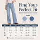 👖 ✨ Women's Wide-Leg Jeans with Front Seams