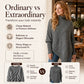👚✨Women's Cable Knit Poncho Sweater