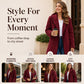 🧸 ☁️ Women's Casual Hooded Plush Cardigan