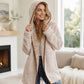 🧸 ☁️ Women's Casual Hooded Plush Cardigan