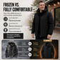 🧥 🌧️ Men's Winter Warm Waterproof Hooded Jacket