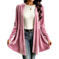 🎀 ✨ Women's Velvet Open Front Cardigan