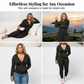🎀✨ Women's Long Sleeve Hooded Sweatsuit