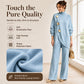 ✨ Women's Elegant Turtleneck Sweater & Wide-Leg Pants Set