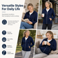🧶 Women's Premium Full Zip Hooded with Zipper Pockets