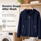 🧶 Women's Premium Full Zip Hooded with Zipper Pockets
