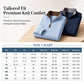 ✨ Men's Quarter Zip Stand Collar Pullover Cotton Blend Long Sleeve Sweatshirt