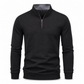 ✨ Men's Quarter Zip Stand Collar Pullover Cotton Blend Long Sleeve Sweatshirt