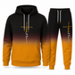 🎨 Men's 3D Digital Print Long Sleeve Hooded Sweatshirt and Pants Set Loose Fit Tracksuit for Spring and Autumn
