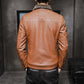 🧥 Plush-Lined Warmth, Refined Leather-Look Style | Men's Zip Jacket ⚡ Free Shipping