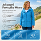 🌦️✨ Women's Outdoor Waterproof Windproof Jacket