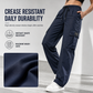 👖 Women's Relaxed Fit Straight Leg Cargo Pants with Elastic Drawstring Waist and Side Utility Pockets