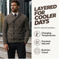 🧶 Men's Double Breasted Shawl Collar Knit Cardigan