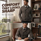 🧶 Men's Double Breasted Shawl Collar Knit Cardigan