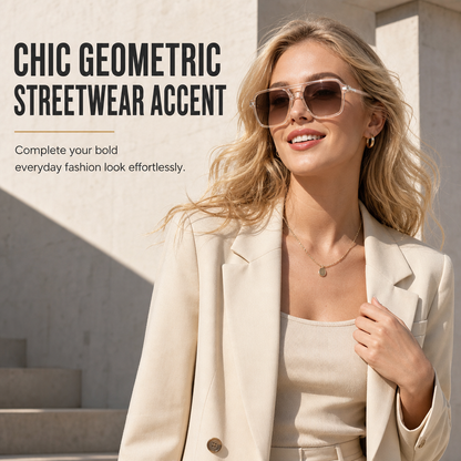 ☀️🕶️ Vintage Retro Square Frame Sunglasses