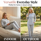 👚✨Women's Solid Color 2-Piece Casual Tracksuit Set