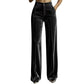 Women's High Waist Casual Drapey Wide Leg Pants