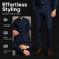 ✨ Hot Sale 50% OFF🔥Men Two Piece Polyester Shirt Pants Set