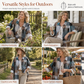 🍂Casual Loose Fit Plaid Long Sleeve Shirt Plus Size Sun Protection Outerwear for Spring and Autumn