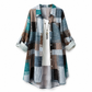 🍂Casual Loose Fit Plaid Long Sleeve Shirt Plus Size Sun Protection Outerwear for Spring and Autumn