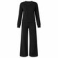 🧶 Women's Casual 2 Piece Knitted Cardigan Sweater and Wide Leg Pants Set