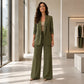 Hot Sale 50% OFF💖Women's Shawl Collar Blazer & Wide-Leg Pants Set