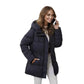 ✨  Women's Hooded Mid-Length Puffer Coat