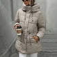 ✨  Women's Hooded Mid-Length Puffer Coat