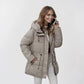 ✨  Women's Hooded Mid-Length Puffer Coat