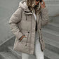 ✨  Women's Hooded Mid-Length Puffer Coat