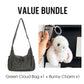 👜 Soft Shape, Standout Style | Plaid Ruched Cloud Bag with Adjustable Strap