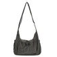 👜 Soft Shape, Standout Style | Plaid Ruched Cloud Bag with Adjustable Strap