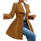Women's Elegant Slim Fit Lapel Coat