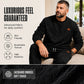 Men's Jacquard Letter Sweatshirt & Drawstring Pants Set