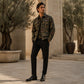 💥 Camo Contrast, Street-Ready Denim | Men's Structured Jacket ⚡ Free Shipping