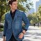Men's Stylish Slim Fit Denim Blazer