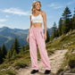 Women's Outdoor Waterproof Pants with Zipper Pockets