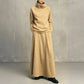 Women's Turtleneck Top and Maxi Skirt Set