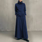 Women's Turtleneck Top and Maxi Skirt Set