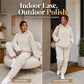 Women's Plush Hooded Sweatshirt & Pants Lounge Set