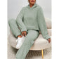 Women's Plush Hooded Sweatshirt & Pants Lounge Set