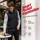 Men’s Insulated Utility Vest – Multi-Pocket Quilted Design for Cold-Weather Layering