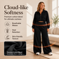 ✨ Relaxed & Put-Together | Women’s Cropped Zip-Up & Wide-Leg Pants 2-Piece Set