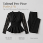 ✨ Women's Chic Two-Piece Pants Set – Elegant Style & Flattering Fit 🤍