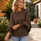 👚Women's Oversized Ribbed Knit Sweater