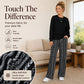 Women's Casual Crewneck Top & Printed Pants Set