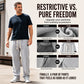 Men's Casual Wide-Leg Sweatpants with Pockets